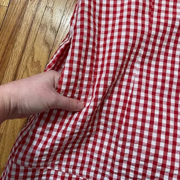 DRY GOODS Red & White Plaid Dress - Picture 9 of 12